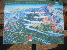 Road Map of Pike's Peak