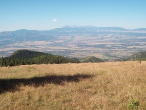 View Northwest from Wet Mountains