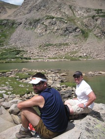 Greg and Jerad at Herman Lake