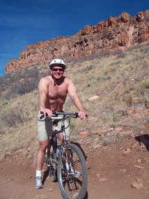 Shirtless Cycling in February