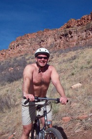 Shirtless Cycling in February