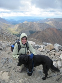Myra on Zion on Gray's Peak Summit