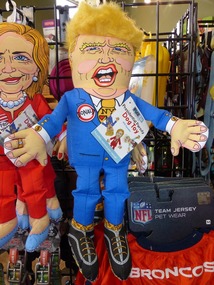 Donald Trump Dog Toy - Like a Voodoo Doll for a Do