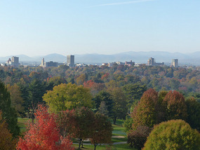 Asheville from Grove Park Inn