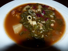Portuguese Kale & Chourico Soup
