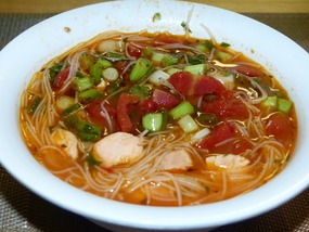 Asian-Inspired Salmon Soup