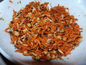 Moroccan Carrot and Chickpea Salad