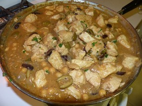 Moroccan Chicken Tagine w Olives & Preserved  Lemo