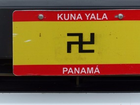 Kuna Yala Flag on License Plate