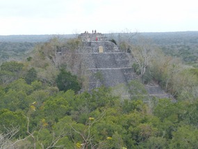 Structure I Pyramid from Sturcture II Pyramid