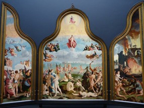 Last Judgment Triptych", Lucas van Leyden