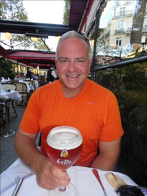 Enjoyin a Leffe