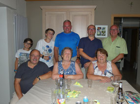 Lucas, PJ, me, Jeroen, Andre, Rita, Jenny, Christi