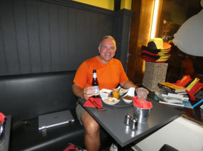 Last night dinner in Brussels