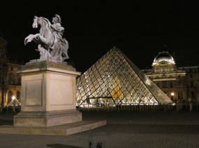 Louvre with Louis XIV