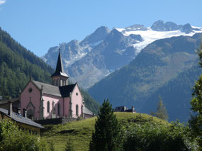 View from my Hotel in Trient