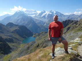 On the Trail ABove Lac de Louvie