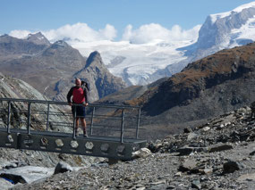 Glacier Stream Crossing