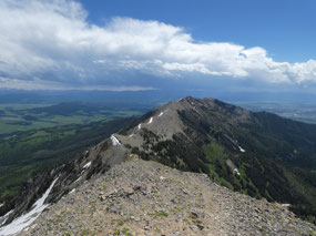 View South Along Bridger Range