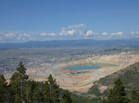 Berkeley Pit from Our Lady