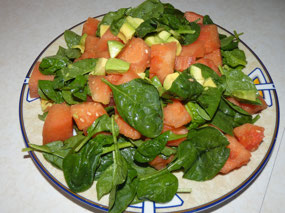 Avocado Watermelon Salad