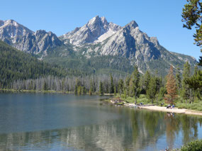 Stanley Lake with McGown Peak