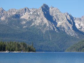 The Grand Mogul above Redfish Lake