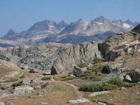 High Peaks from Lester Pass