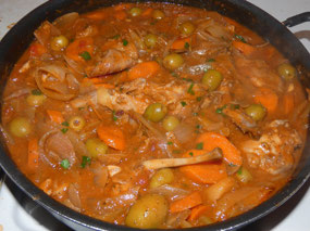 Braised Rabbit, Italian Grandmother Style