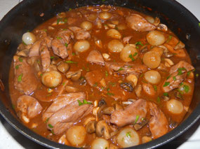 Chicken Breast Coq au Vin Rouge