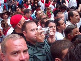 Selfie of Doug and myself in the Crowd