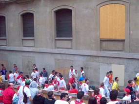At the Running of the Bulls