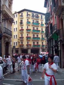 Pamplona After the Morning Bull RUn