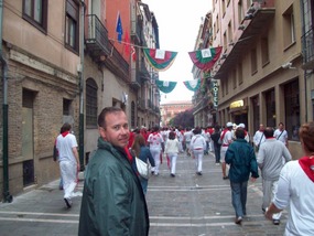 Doug DOes Pamplona