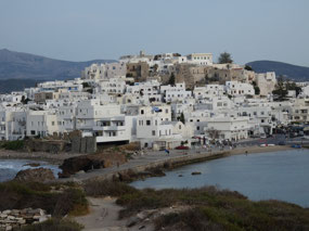 Naxos Chora from Temple of Apollo