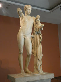 Hermes of Praxiteles, 340 BC