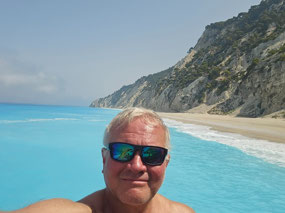 At Egremni Beach