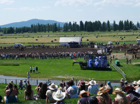 Small Rodeo on Big Mountain Ranch Grounds