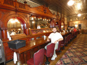 Bar at Irma Hotel was a gift from Queen Victoria