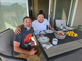 Al Fresco Dining on my Deck