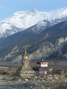 Chorten near Manang