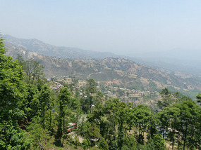 View From Lodge in Dhulikel