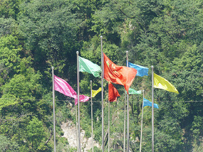 Chinese like flags