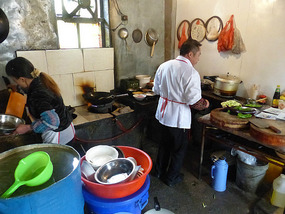 Restaurant Kitchen in Yangpachen