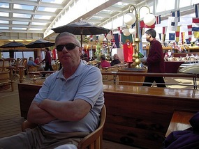 David on the Lido Deck