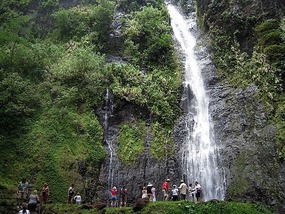 The waterfall