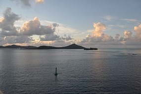 Coming through the reef