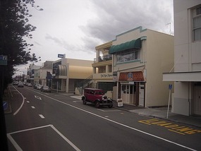 Art Deco street scene in Napier