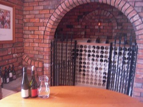 The wine cave at Brookfield Winery