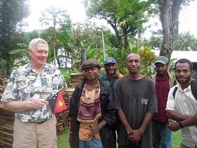 David and his new best friends